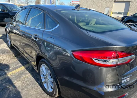 2019 Ford Fusion Se из США, поврежденный, VIN 3FA6P0HD4KR128988